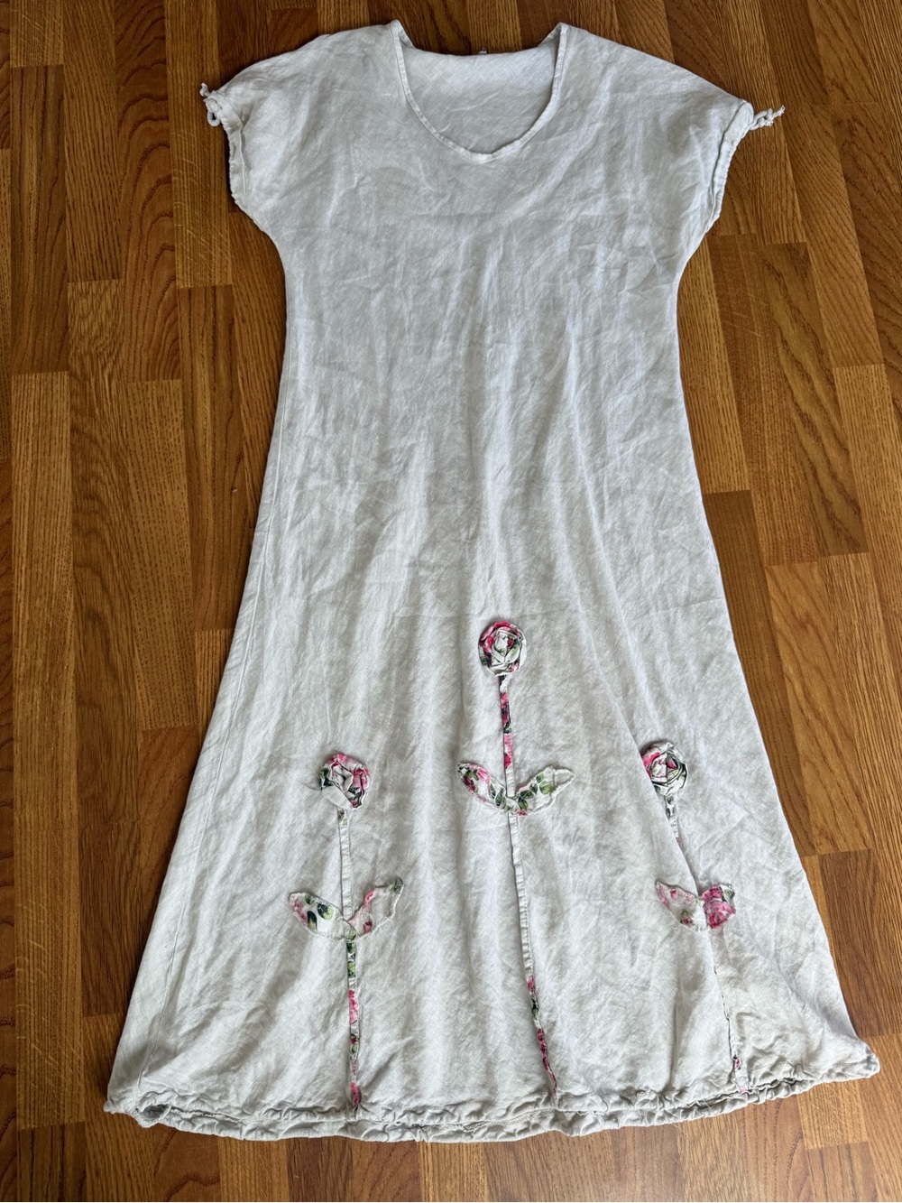 Vintage Lin Nature Linen Maxi Dress